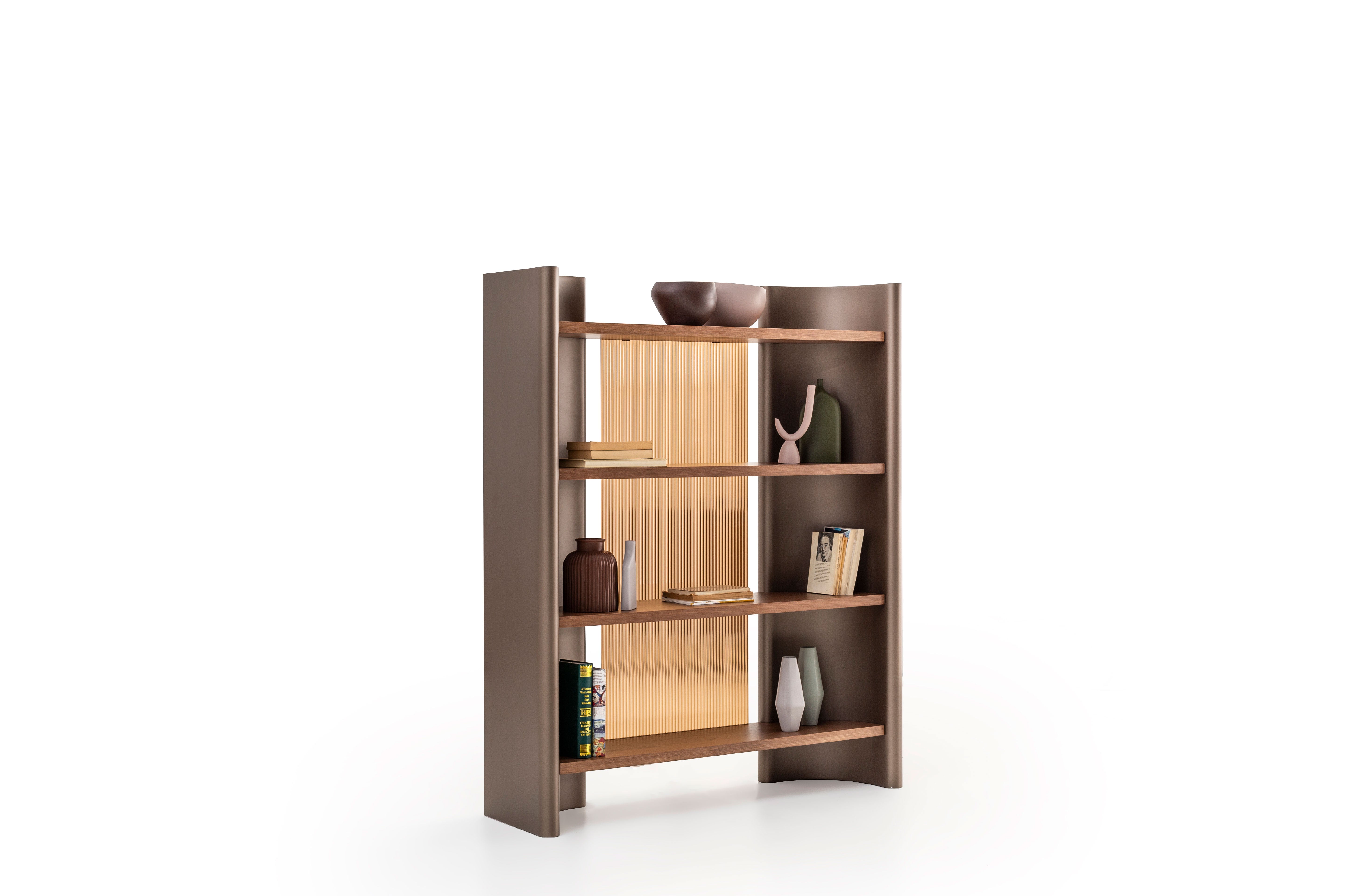 STATUE BOOKCASE