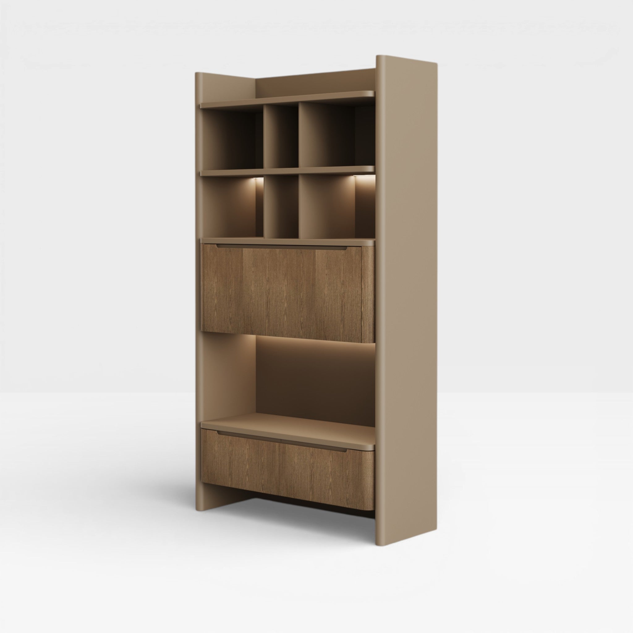 Statue Wall Unit – Bookcase Module