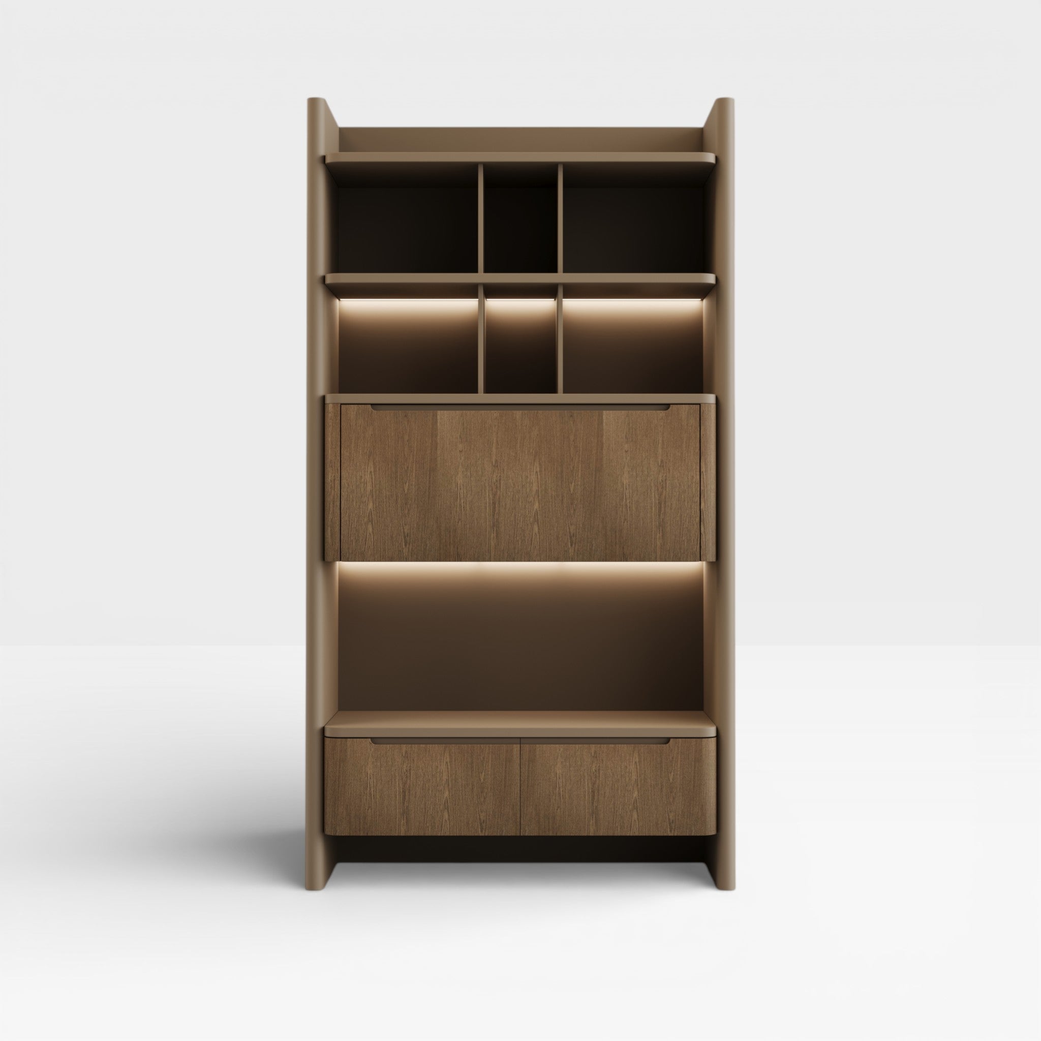 Statue Wall Unit – Bookcase Module