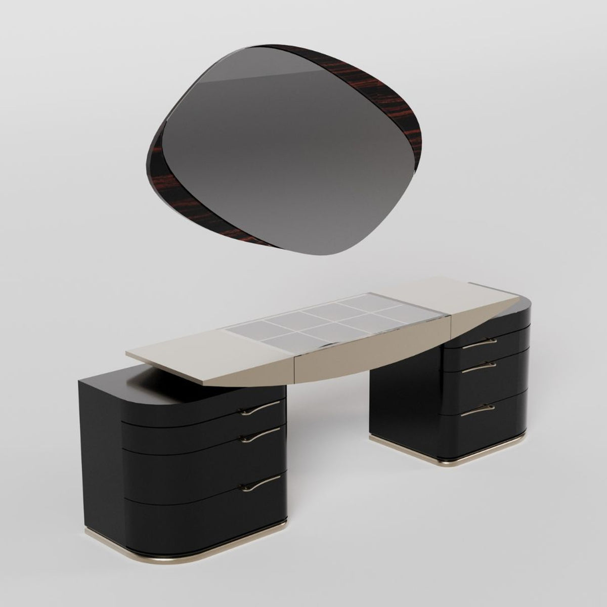 Anka Makeup Table with Mirror — Nuvera Concept