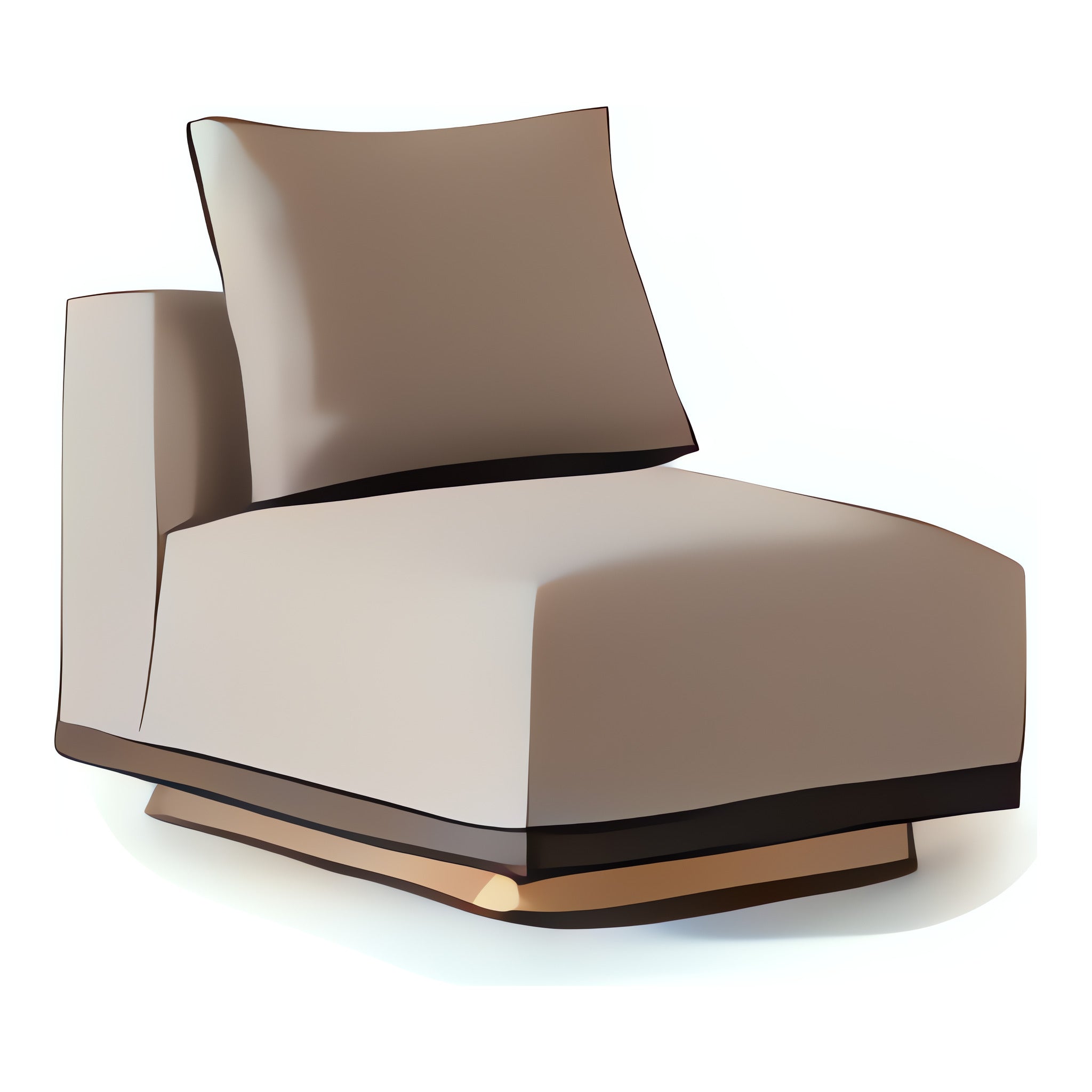 Aura 75cm Armless Module — Module in the Aura collection at Nuvera New York