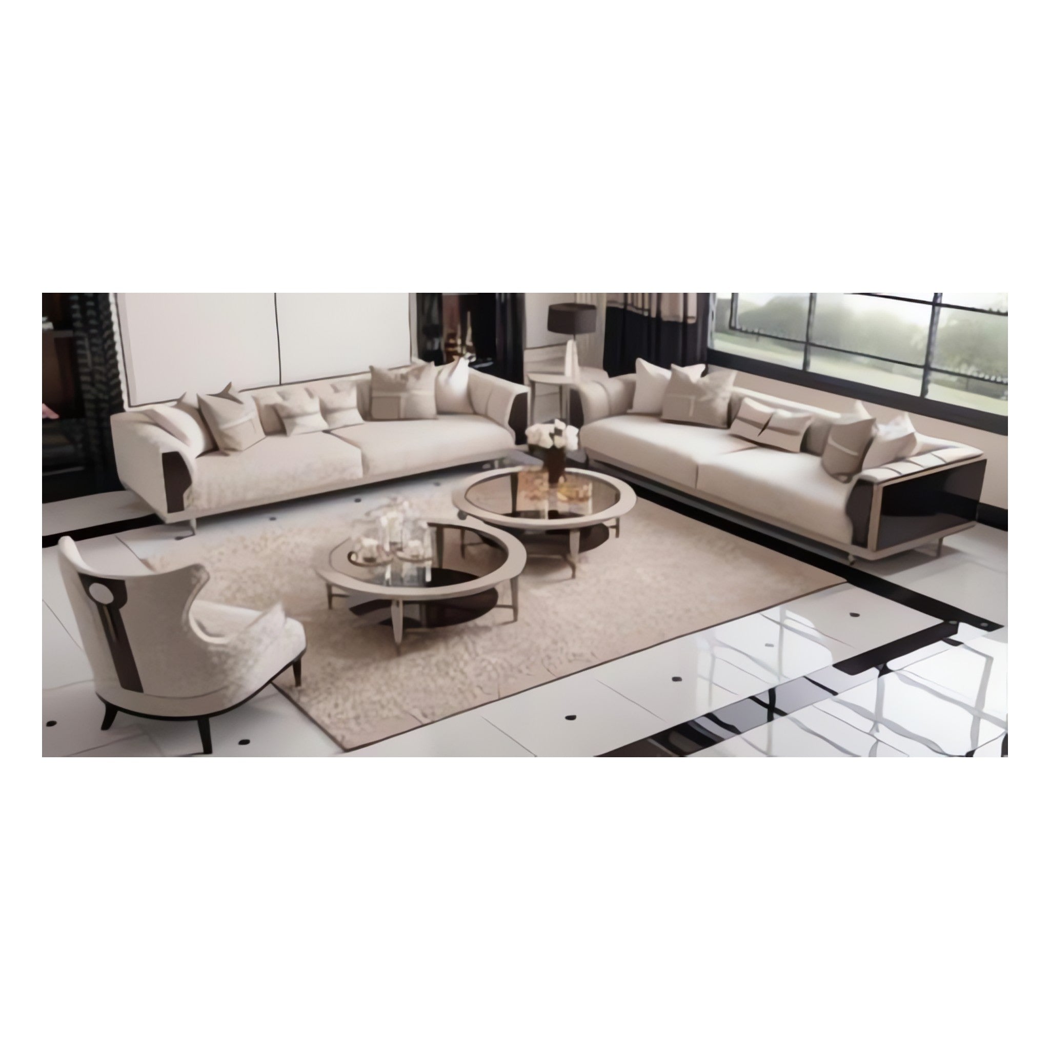 Ecrue 4-Seater Lux Sofa – Nuvera Concept