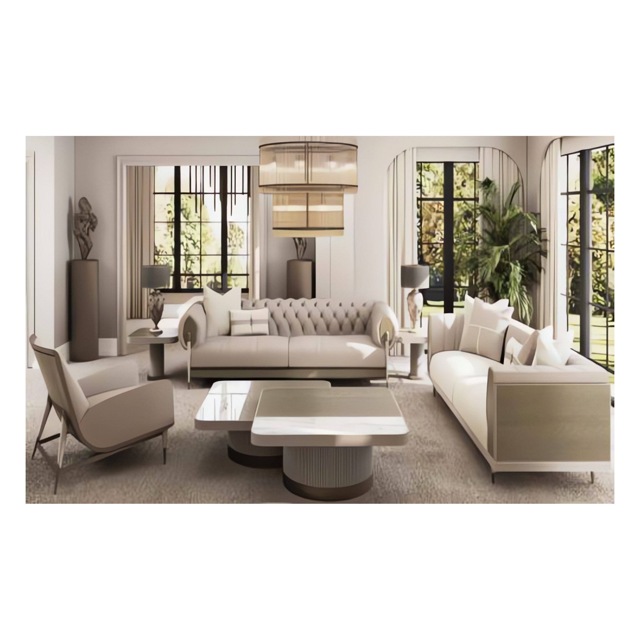 Harmony 4-Seater Chester Sofa – Nuvera Concept