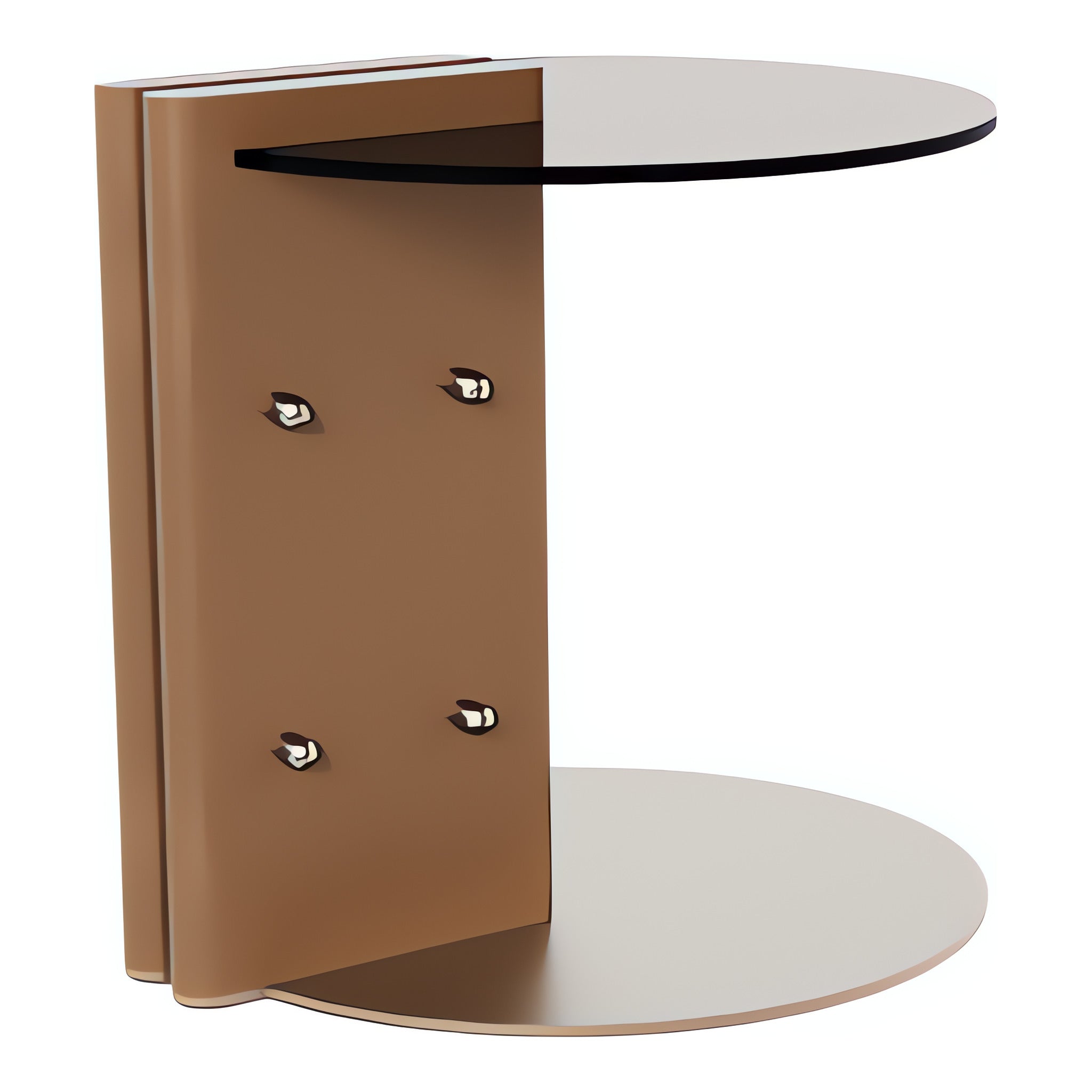 Litho Glass Top Side Table — Side Table in the Litho collection at Nuvera New York