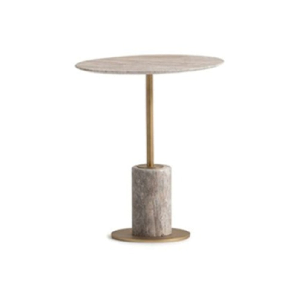Marmo Side Table Travertine — Side Table in the Marmo collection at Nuvera New York