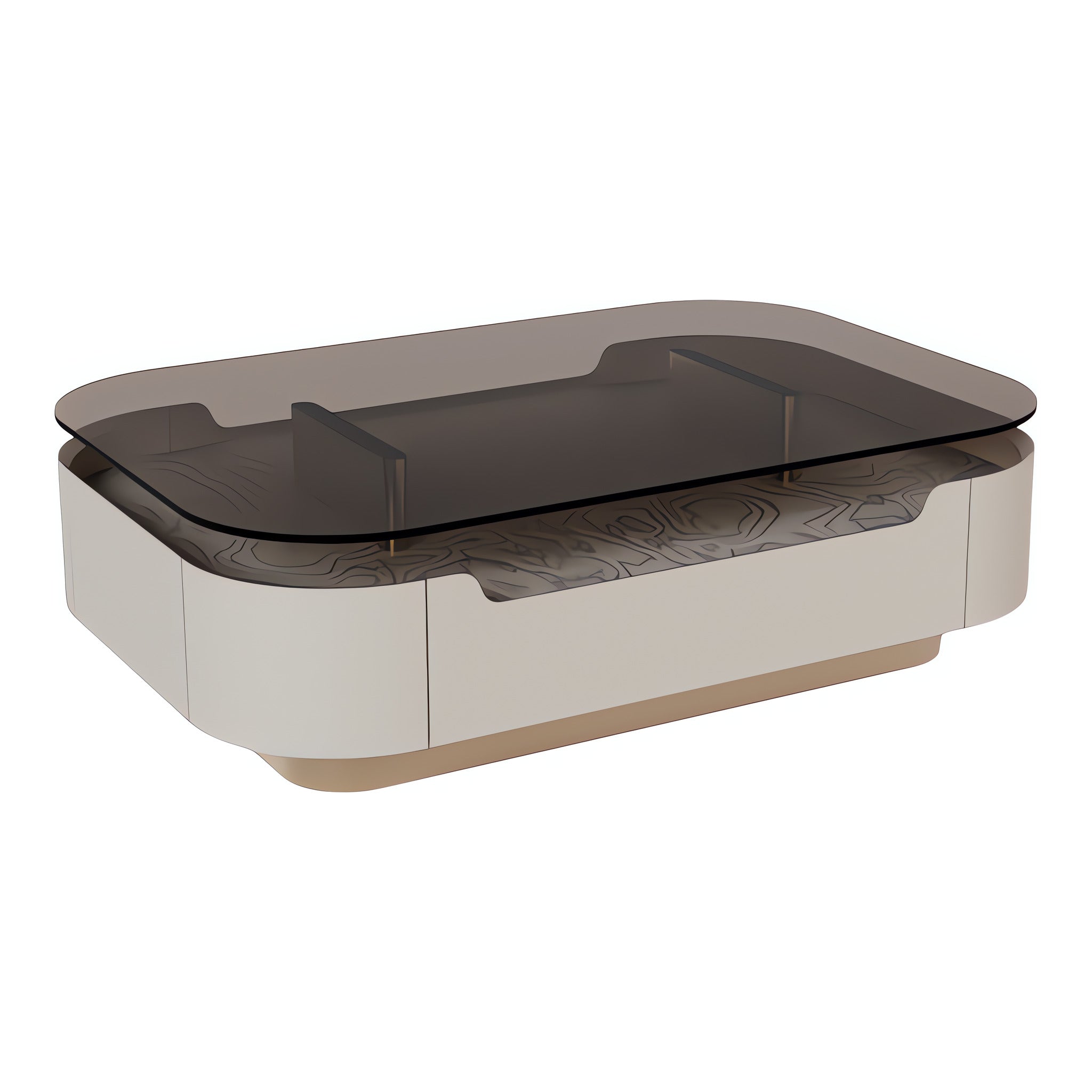 Moly Glass Top Coffee Table — Coffee Table in the Moly collection at Nuvera New York