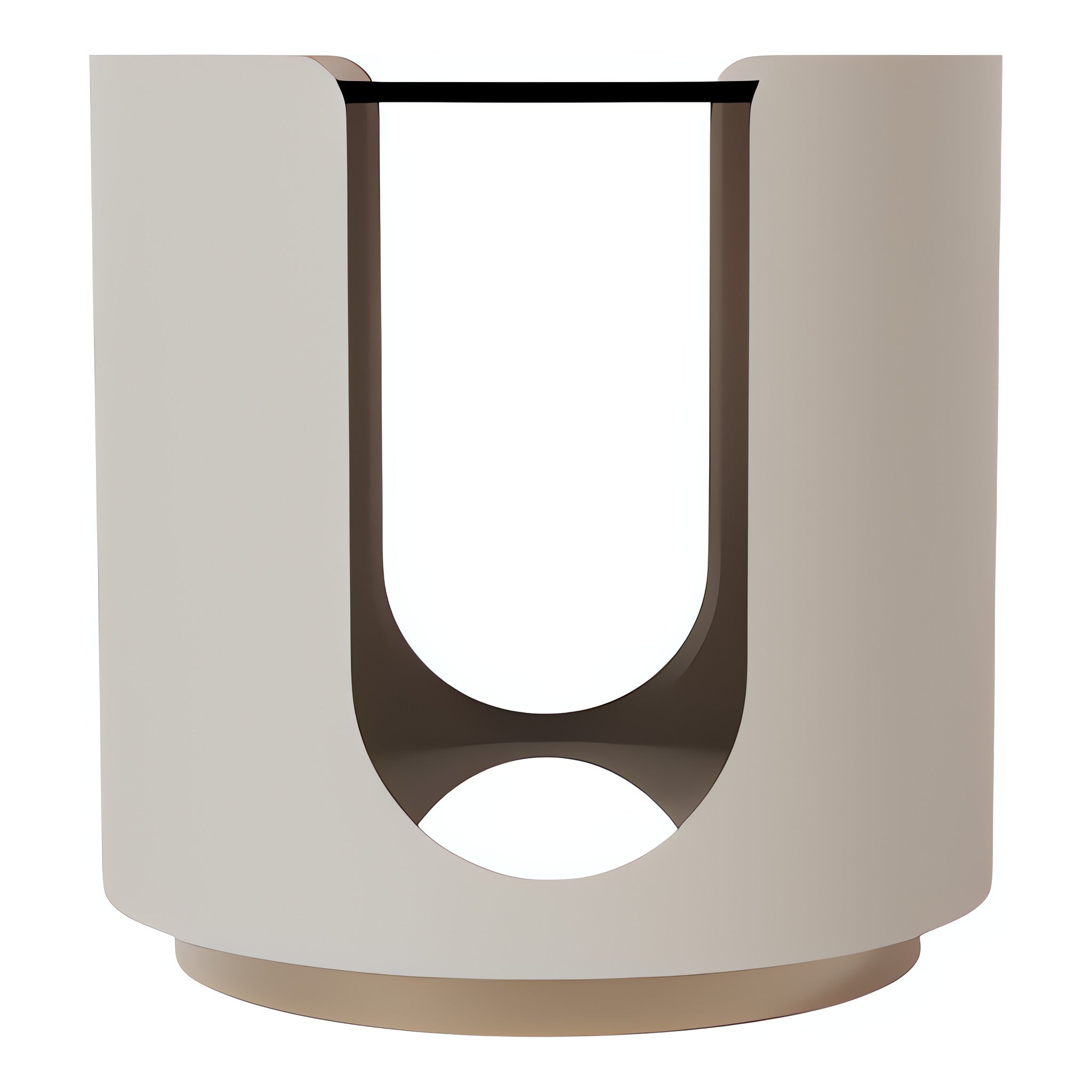 Moly Glass Top Side Table — Side Table in the Moly collection at Nuvera New York
