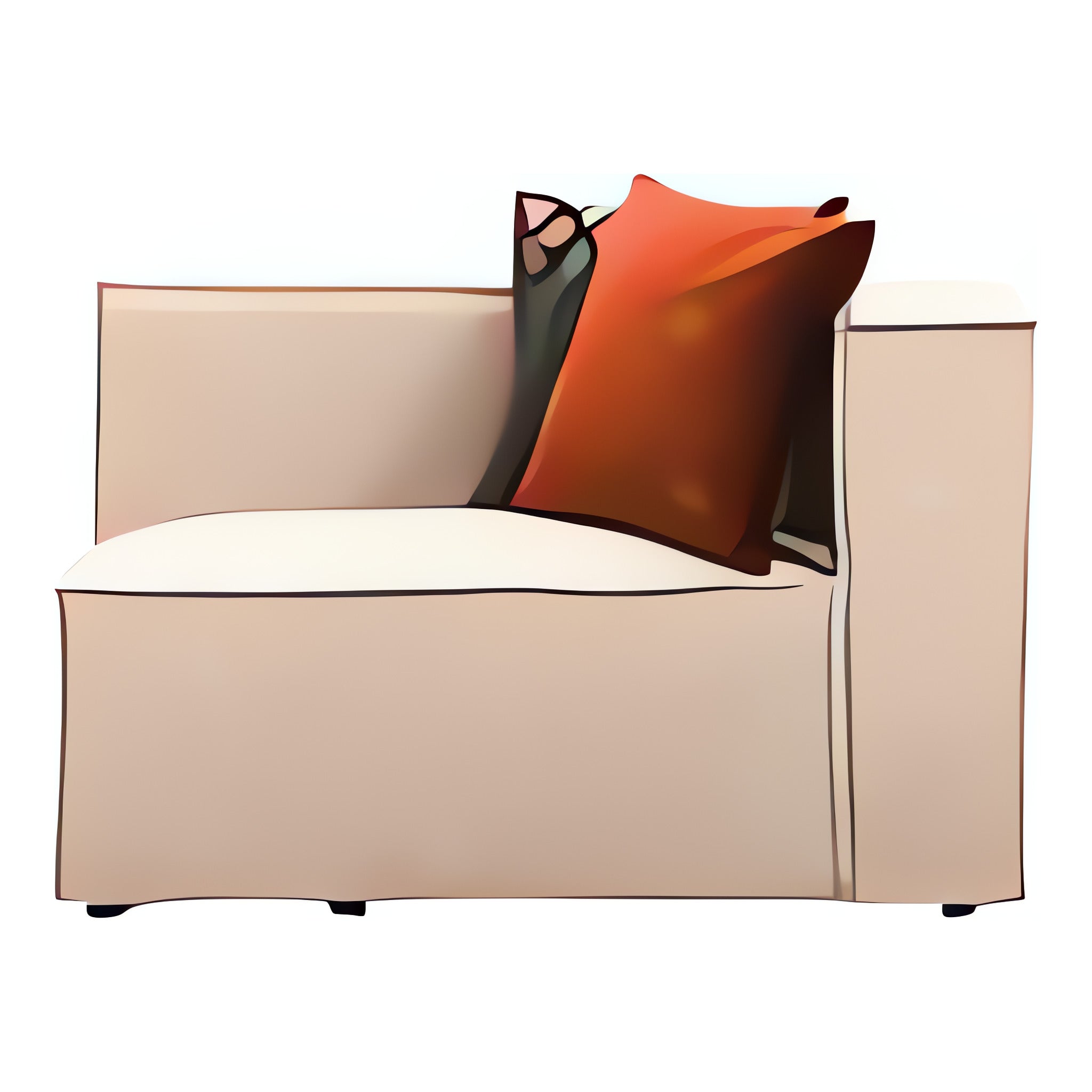 Natura Right Arm Module — Module in the Natura collection at Nuvera New York