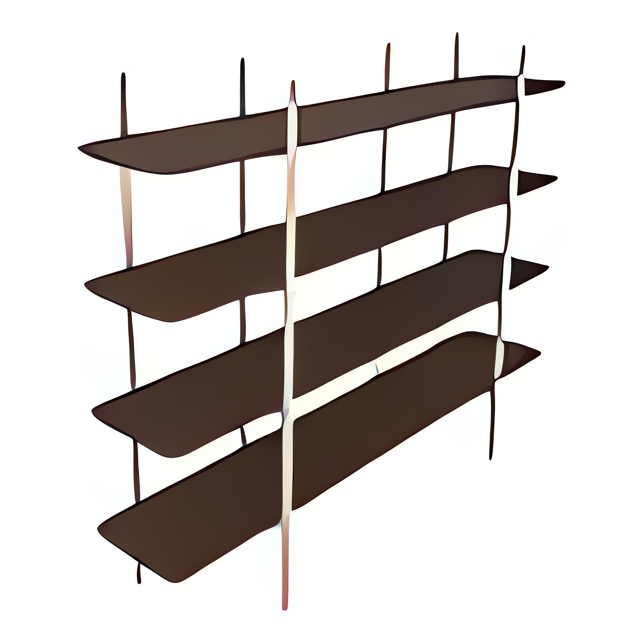 Pietra Bookshelf — Storage in the Pietra collection at Nuvera New York
