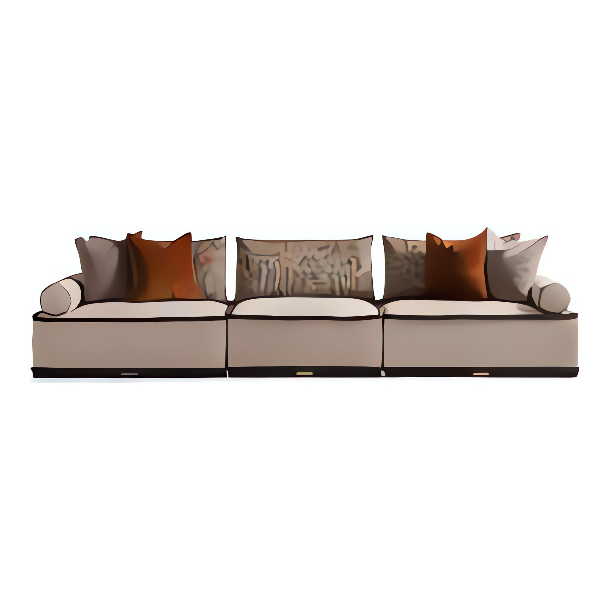 Pietra Modular Lounge 4 Seater — Furniture Set in the Pietra collection at Nuvera New York