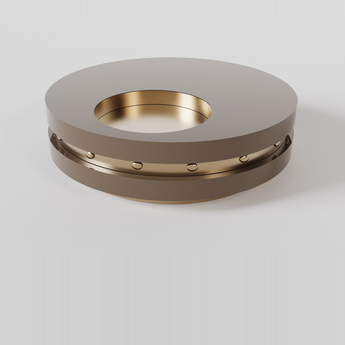 Tamzara Coffee Table (Shiny Camel) — Nuvera Concept
