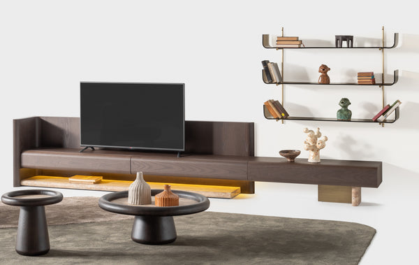 Epochal TV Unit - Glass Shelf – Nuvera Concept
